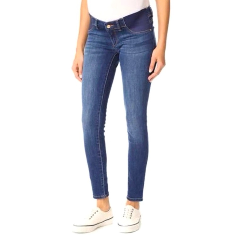 DL1961 Rosie Pope Maternity Skinny Jeans in Boulevard